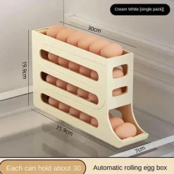 Eierspender-Regal – Kühlschrank-Organizer für frische Eier