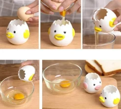 Eigelbtrenner mit Cartoon-Hühnchenmotiv – süßes Küchenwerkzeug