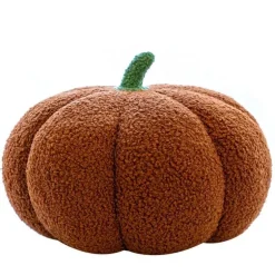 Einfarbiges Kürbiskissen - Dekoratives Herbstkissen