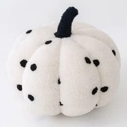 Einfarbiges Kürbiskissen - Dekoratives Herbstkissen