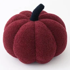 Einfarbiges Kürbiskissen - Dekoratives Herbstkissen