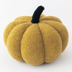 Einfarbiges Kürbiskissen - Dekoratives Herbstkissen
