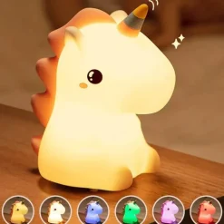 Einhorn LED-Nachtlampe - Sanft leuchtende Schlafzimmerdekoration
