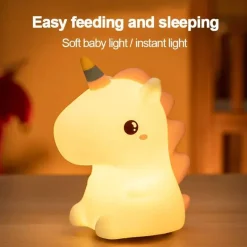 Einhorn LED-Nachtlampe - Sanft leuchtende Schlafzimmerdekoration