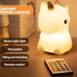 Einhorn LED-Nachtlampe - Sanft leuchtende Schlafzimmerdekoration
