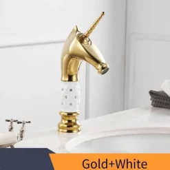 Einhorn-Badezimmerarmatur – Kreative Einzelwaschbeckenarmatur