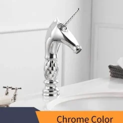 Einhorn-Badezimmerarmatur – Kreative Einzelwaschbeckenarmatur