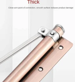 Einstellbarer automatischer Türschließer mit Feder – einfach zu installierender Türmechanismus