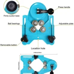 Einstellbarer Diamantbohrer-Sucher - Bohrführungs-Werkzeugsatz