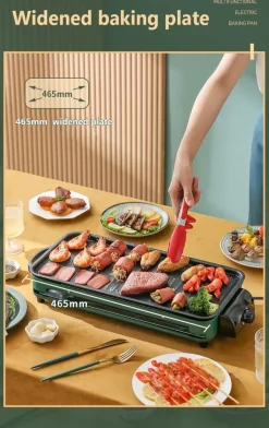 Einstellbarer rauchfreier Elektrogrill - Kochgerät für den Innenbereich