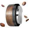 Einstellbares Espresso-Verteilungswerkzeug - Holzstampfer 51–53 mm