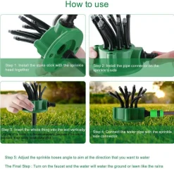 Einstellbares, faltbares Gartensprinklersystem – Effiziente Bewässerungslösung