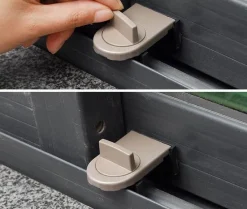 Einstellbares Fensterschloss mit Diebstahlschutz - Sicherheitsgerät für Zuhause