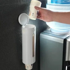 Einwegbecherspender - Selbstklebender Pappbecherhalter