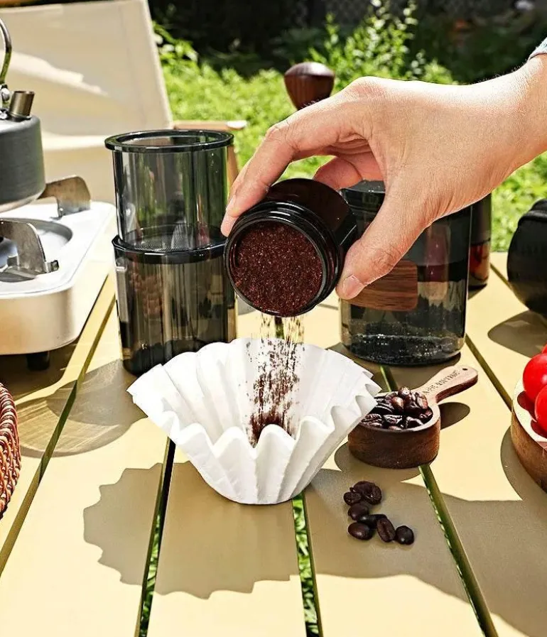 Einweg-Kaffeefilter – Weiße Papierkörbe für die Zubereitung von 1–4 Tassen