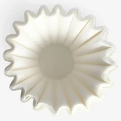Einweg-Kaffeefilter – Weiße Papierkörbe für die Zubereitung von 1–4 Tassen