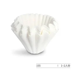 Einweg-Kaffeefilter – Weiße Papierkörbe für die Zubereitung von 1–4 Tassen