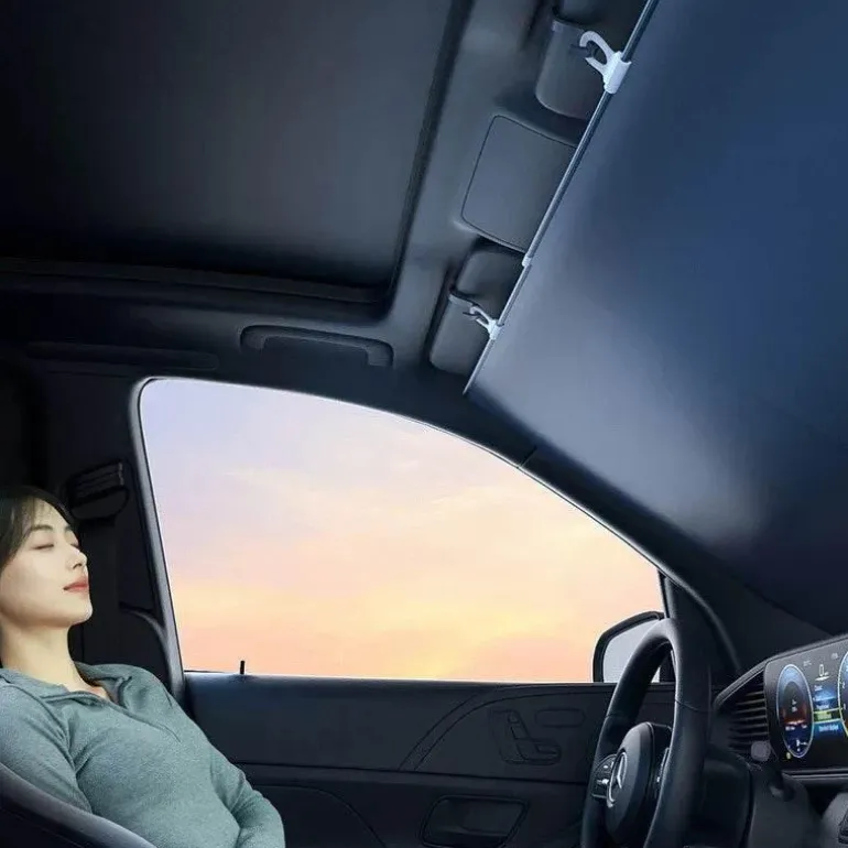 Einziehbarer Sonnenschutz fürs Auto – UV-Schutz für die Windschutzscheibe