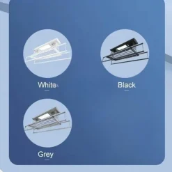 Einziehbarer Wäscheständer für die Decke – Umweltfreundliches Design mit Fernbedienung