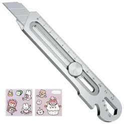 Einziehbares Abbrechmesser aus Edelstahl – 6-in-1-Hochleistungswerkzeug