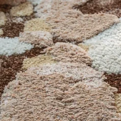 Einzigartiger unregelmäßiger Flächenteppich - Dekorativer Akzentteppich