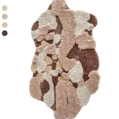 Einzigartiger unregelmäßiger Flächenteppich - Dekorativer Akzentteppich