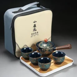 Einzigartiges bewegliches Teekannenfilterset aus Keramik