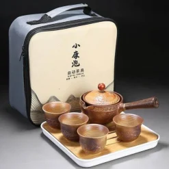 Einzigartiges bewegliches Teekannenfilterset aus Keramik