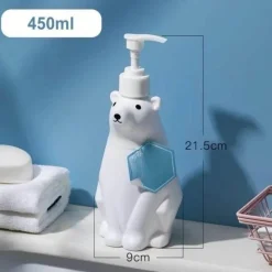 Eisbär Seifenspender - Süßes Badezimmer Accessoire