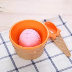 Eiscreme-Schalen-Set zum Schmelzen von Süßigkeiten – lustiges Dessert-Set