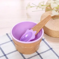 Eiscreme-Schalen-Set zum Schmelzen von Süßigkeiten – lustiges Dessert-Set