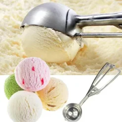 Eisportionierer aus Edelstahl – langlebiger Dessertlöffel