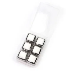 Eiswürfel aus Edelstahl – wiederverwendbare Getränkekühler, keine Verdünnung