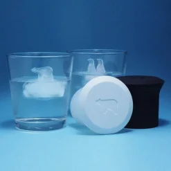 Eiswürfelformen mit Eisbär und Pinguin, 2 Stück, neuartige Silikonform