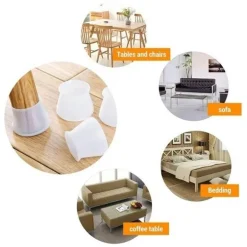 Elastische Stuhlbein-Bodenschoner - Tischunterlagen