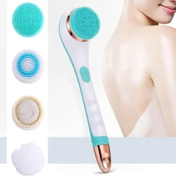 Electric Bath Massager Brush - Spa Exfoliating Silicone Tool