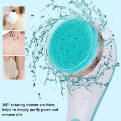 Electric Bath Massager Brush - Spa Exfoliating Silicone Tool