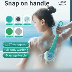 Electric Shower Brush - Long Handle Deep Cleaning Tool