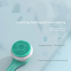 Electric Shower Brush - Long Handle Deep Cleaning Tool