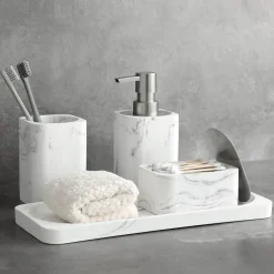 Elegant Bath Accessories Set - Luxurious Bathroom Essentials