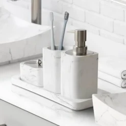 Elegant Bath Accessories Set - Luxurious Bathroom Essentials