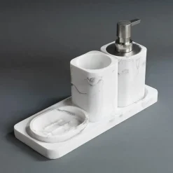Elegant Bath Accessories Set - Luxurious Bathroom Essentials