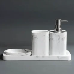 Elegant Bath Accessories Set - Luxurious Bathroom Essentials