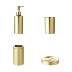 Elegant Bathroom Accessory Set - Imperial Decor Essentials