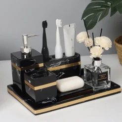 Elegant Bathroom Accessories Set - Royale Collection