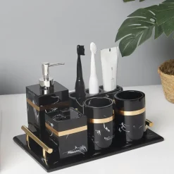 Elegant Bathroom Accessories Set - Royale Collection