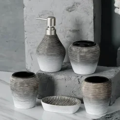 Elegant Bathroom Accessories Set - Modern Bath Essentials