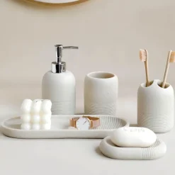 Elegant Bathroom Accessories Set - Regal Bath Decor