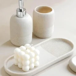 Elegant Bathroom Accessories Set - Regal Bath Decor