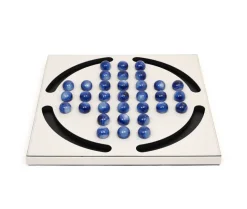Elegant Blue Pawns Peg Solitaire Game